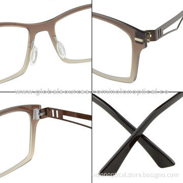 Fashion trend light nylon unisex eyeglass frames, customized logos available